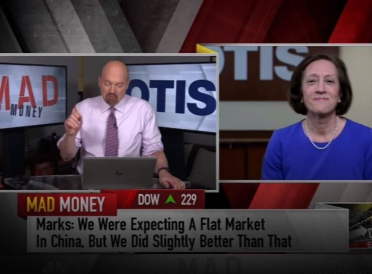 Judy discussing company growth